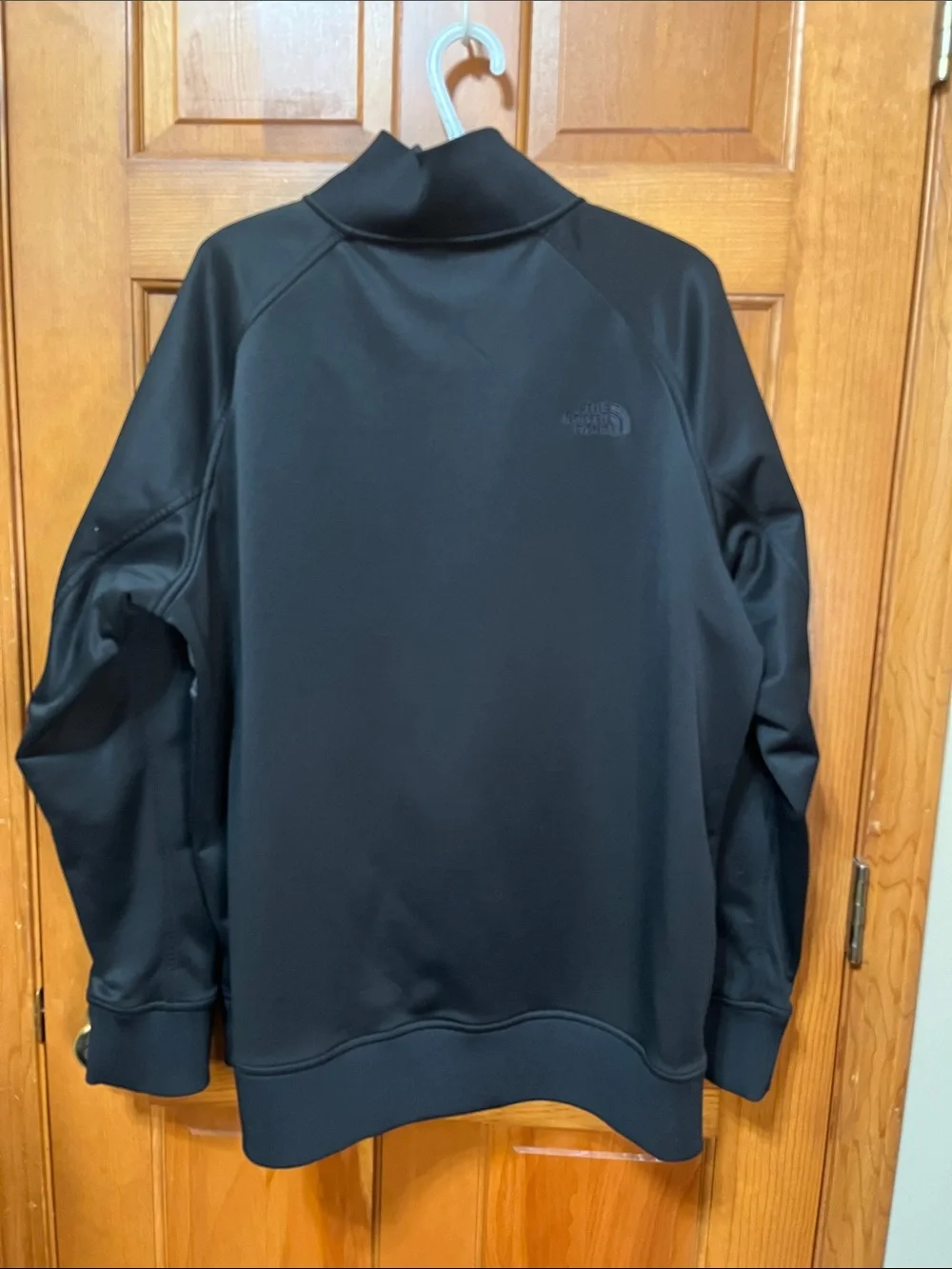 The North Face black/charcoal zip up jacket-no hood men’s XL